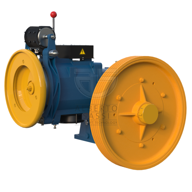 argano geared machine MF48 sassi